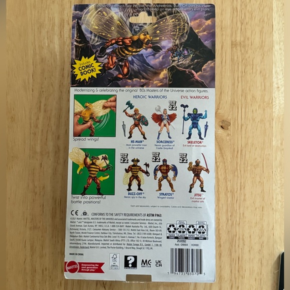 Masters of the Universe MOTU Buzz Off Action Figure Brand New - Picture 2 of 2